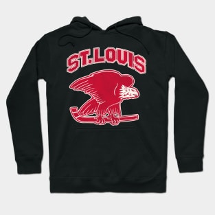 Defunct St Louis Eagles Hockey Team Hoodie